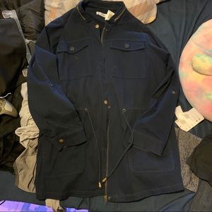 Navy blue just fab utility jacket size 1X